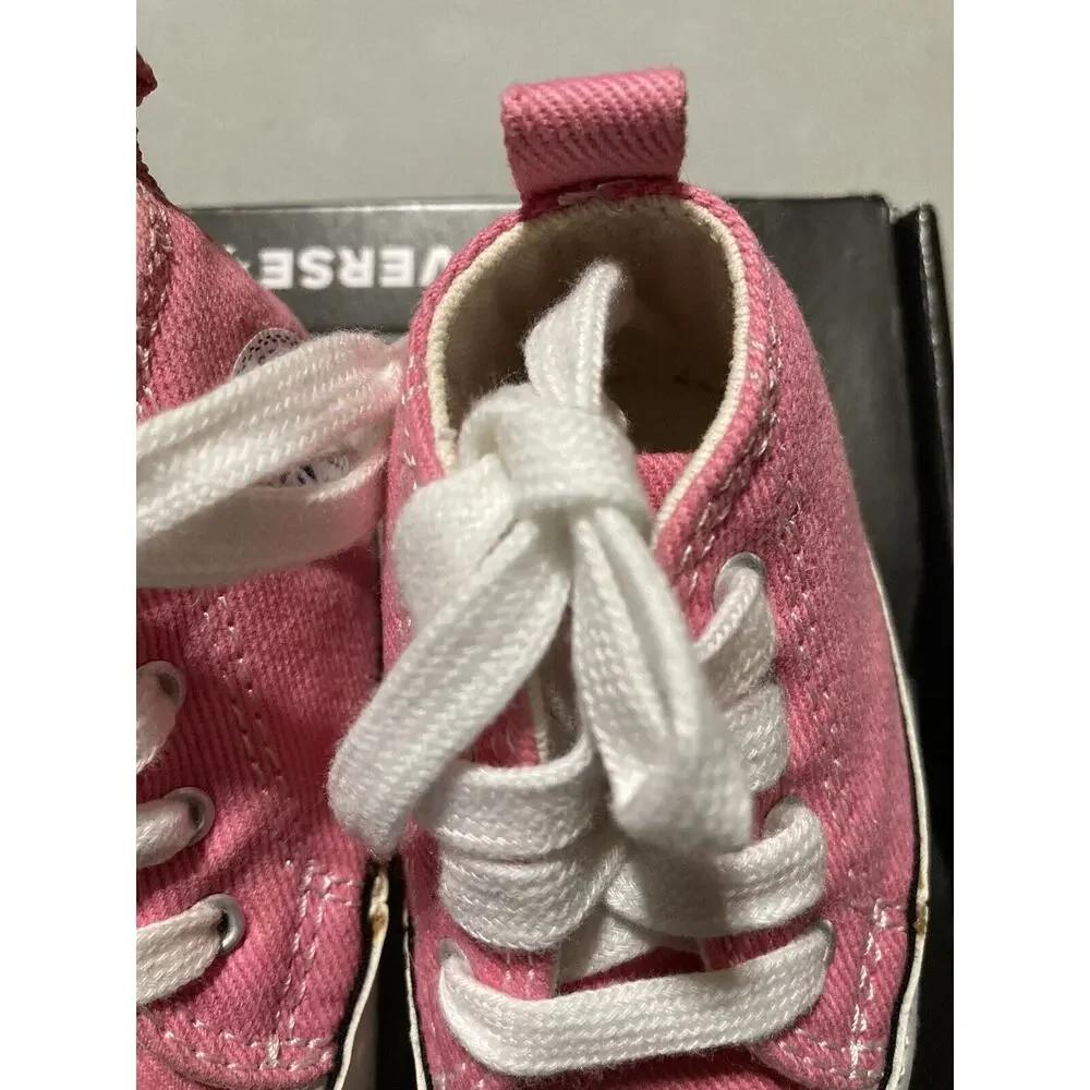 Converse All Star Chuck Taylor Baby Girl Toddler Infant Pink Shoes~size‎ 1 Low